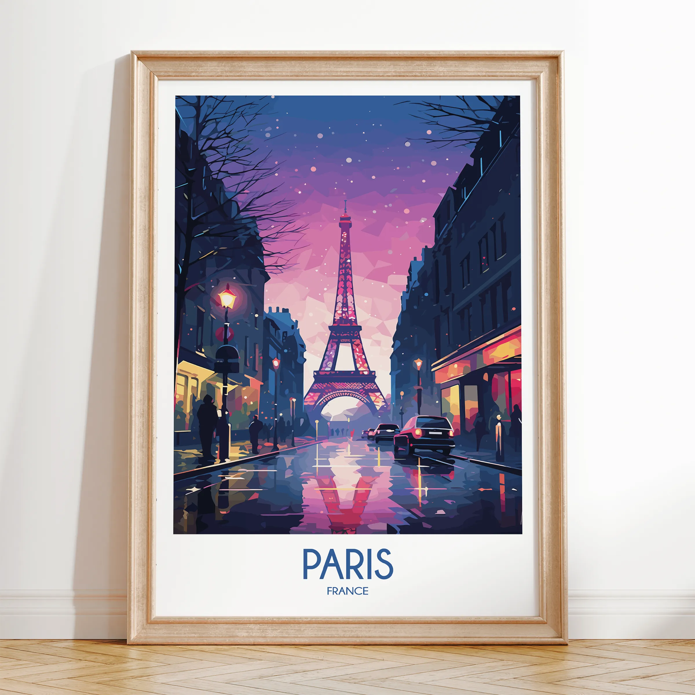Paris Vintage Style Print