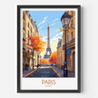 Paris Vintage Style Print