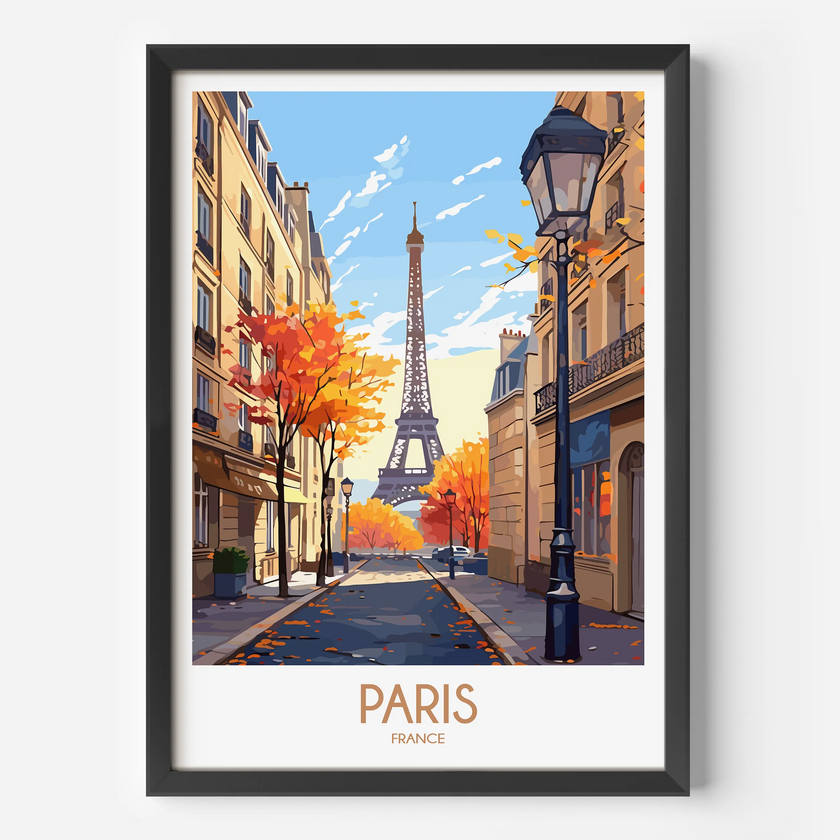 Paris Vintage Style Print