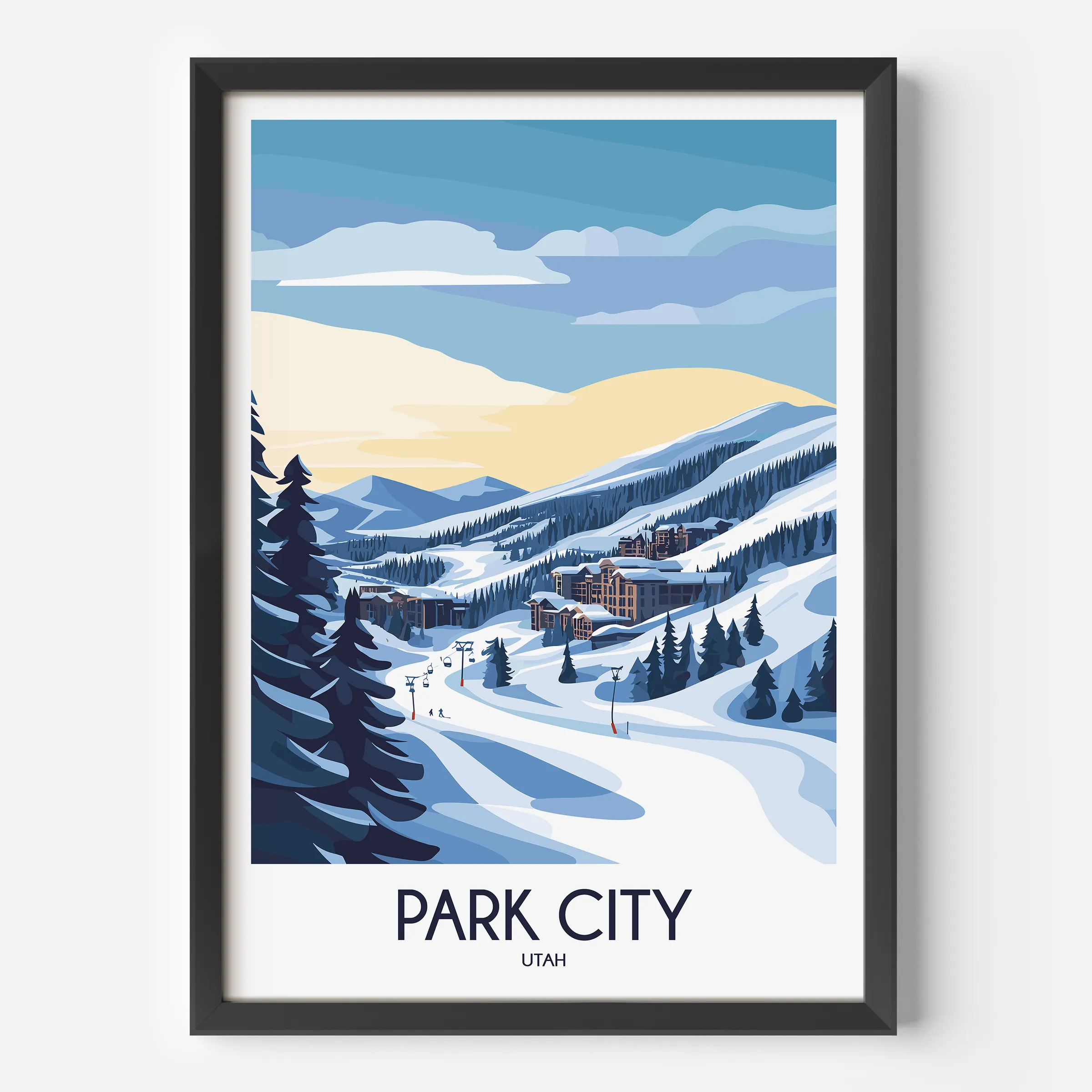 Park City Destination Art Gift