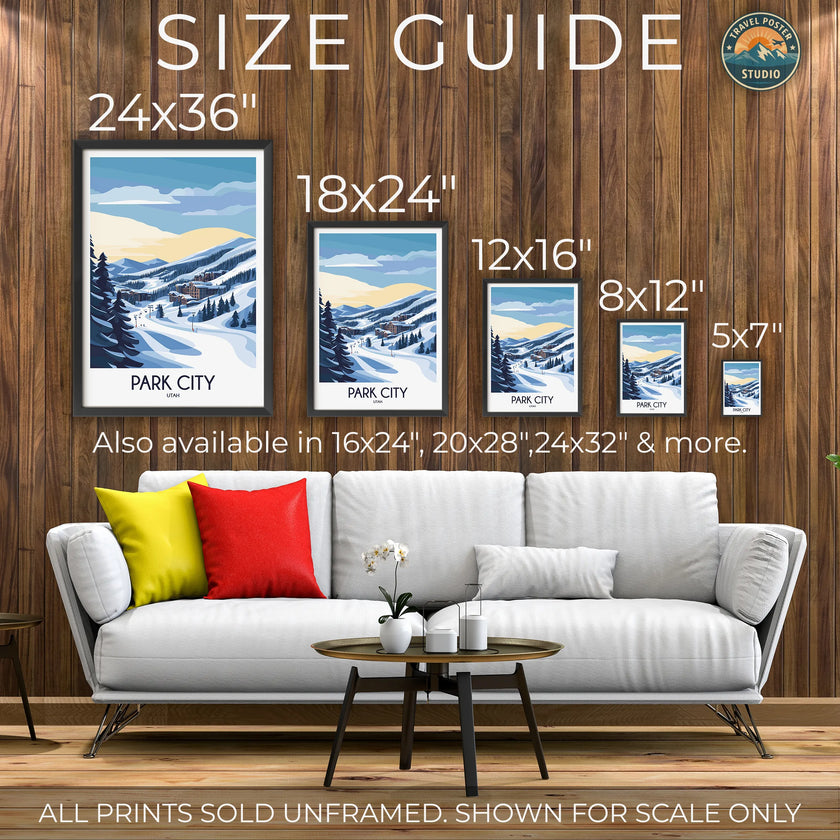 Park City Souvenir Poster Print