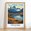 Patagonia Retro Travel Illustration