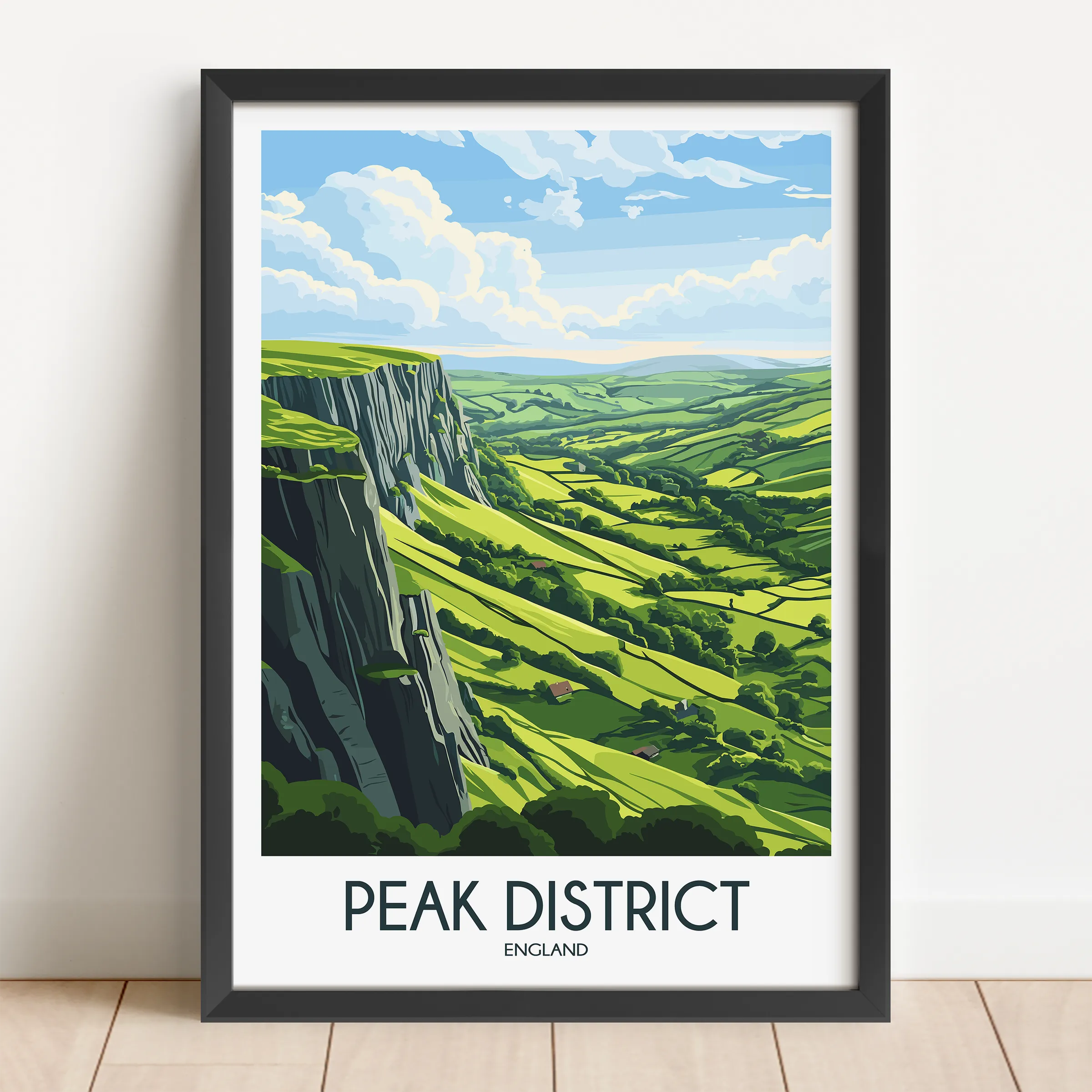 Peak District Destination Art Gift