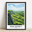 Peak District Destination Art Gift