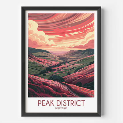 Peak District Destination Art Gift