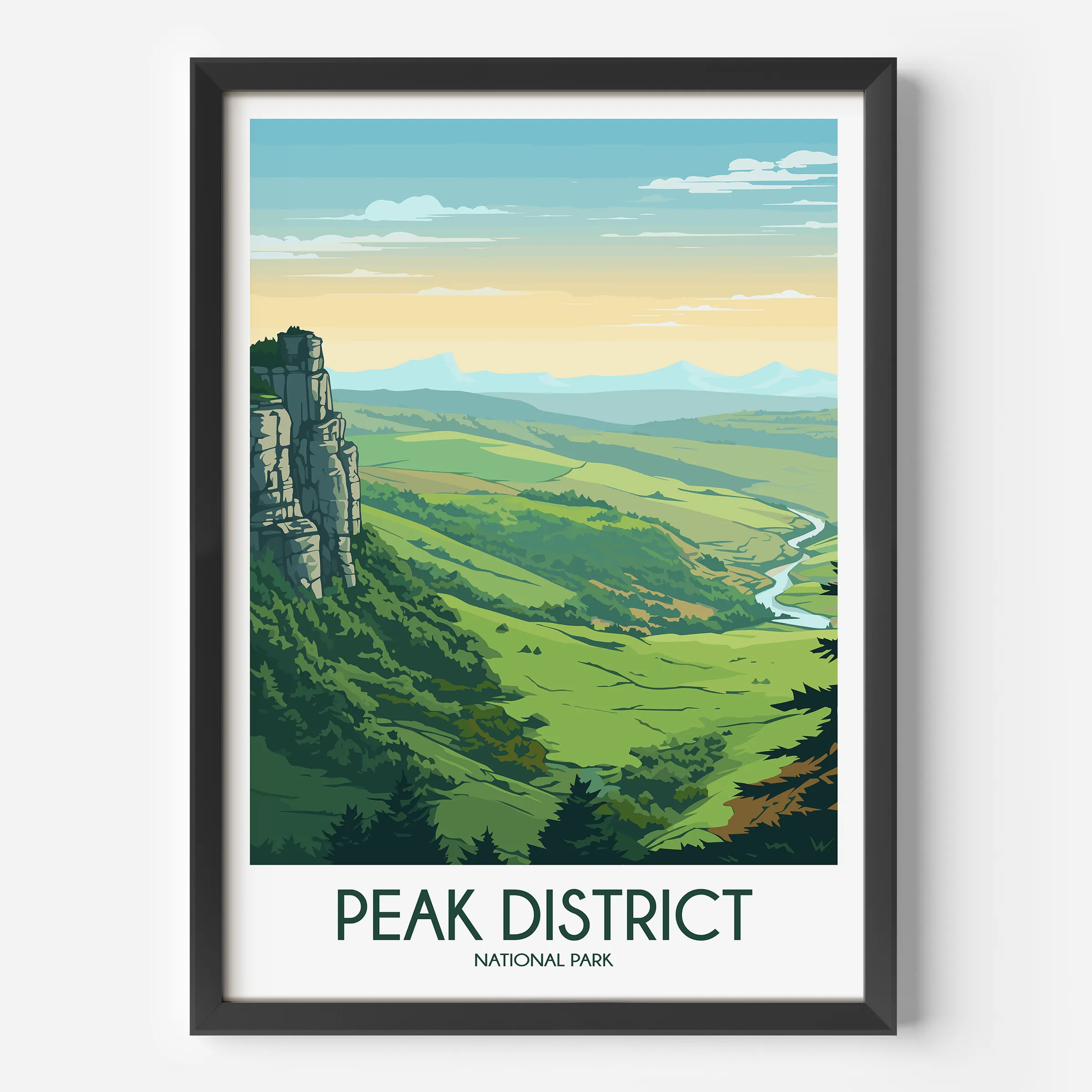 Peak District Home Office Decor