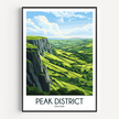 Peak District Minimalist Wall Art