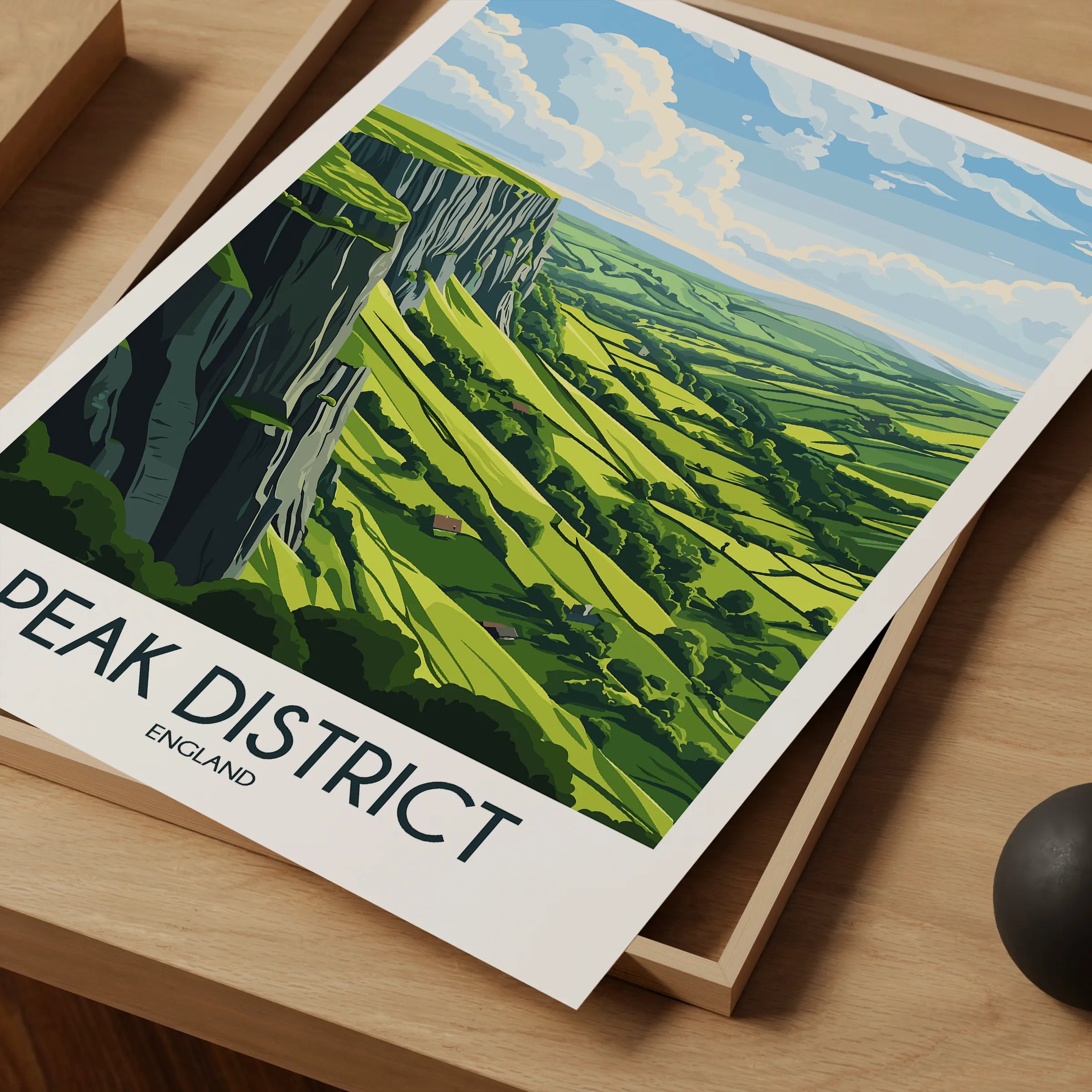 Peak District Scenic Landscape Art