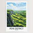 Peak District Souvenir Poster Print