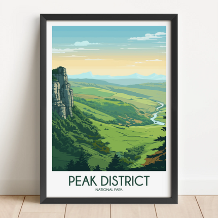 Peak District Souvenir Poster Print