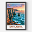 Pembrokeshire Destination Art Gift