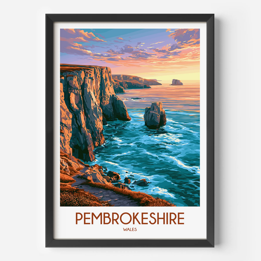 Pembrokeshire Destination Art Gift
