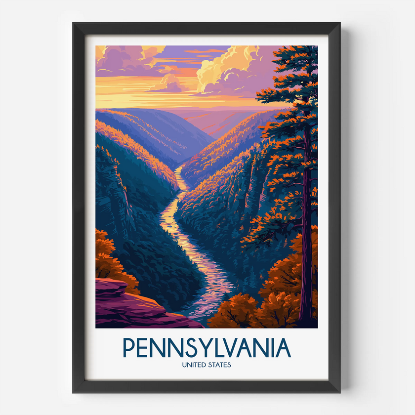 Pennsylvania Destination Art Gift