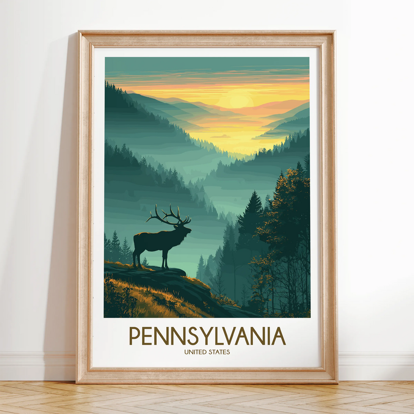 Pennsylvania Scenic Landscape Art