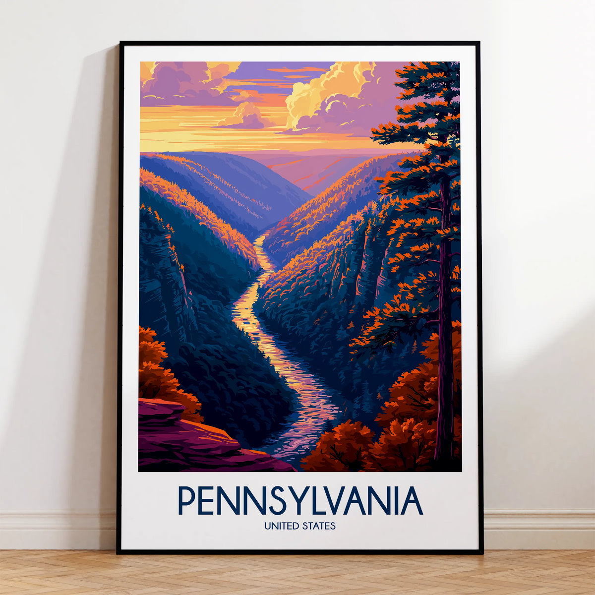 Pennsylvania Scenic Landscape Art