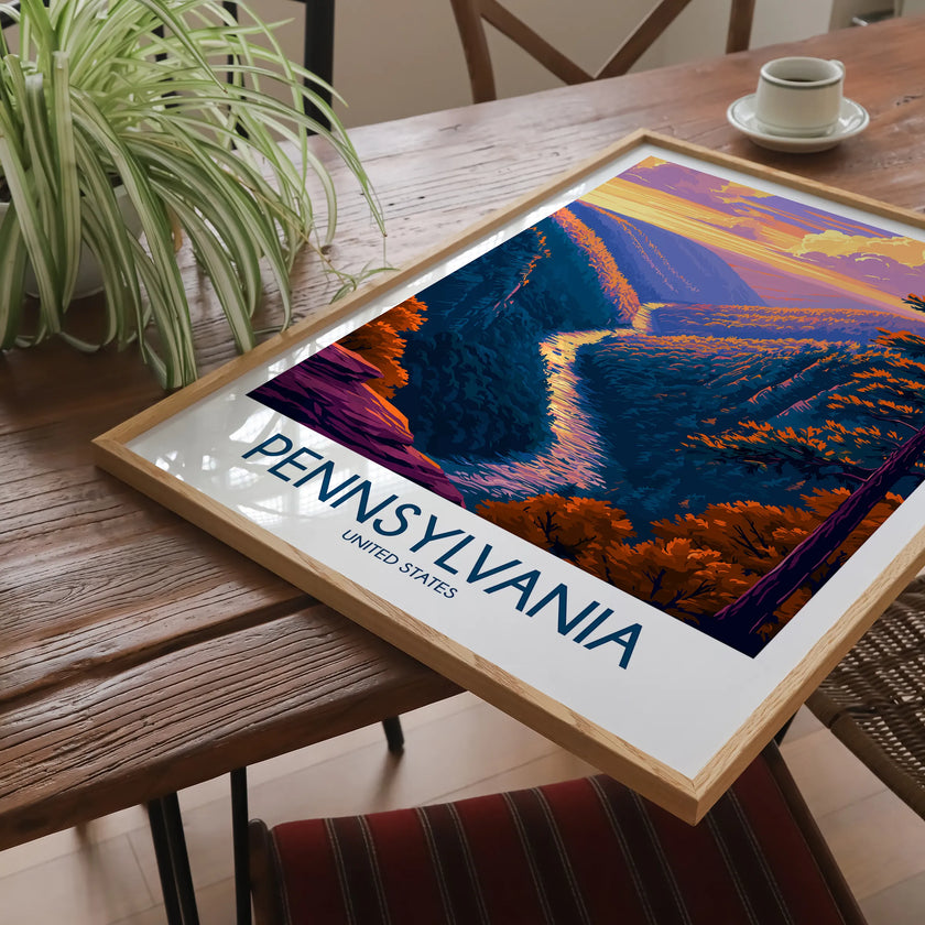 Pennsylvania Souvenir Poster Print