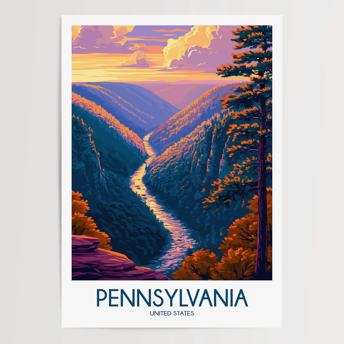 Pennsylvania Travel Memory Gift