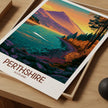 Perthshire Souvenir Poster Print