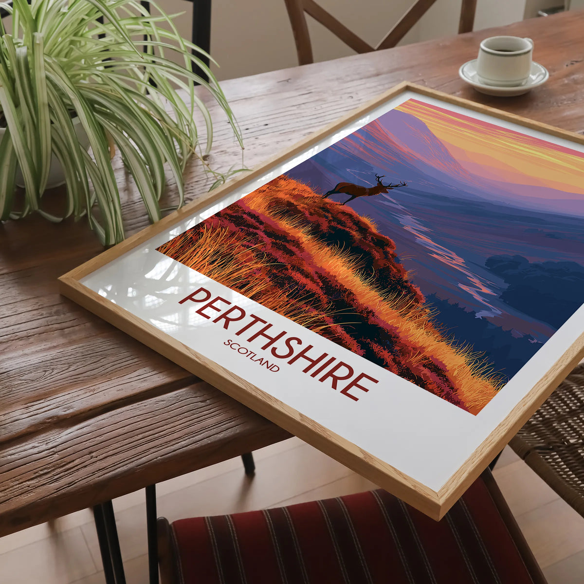 Perthshire Souvenir Poster Print