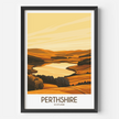 Perthshire Souvenir Poster Print