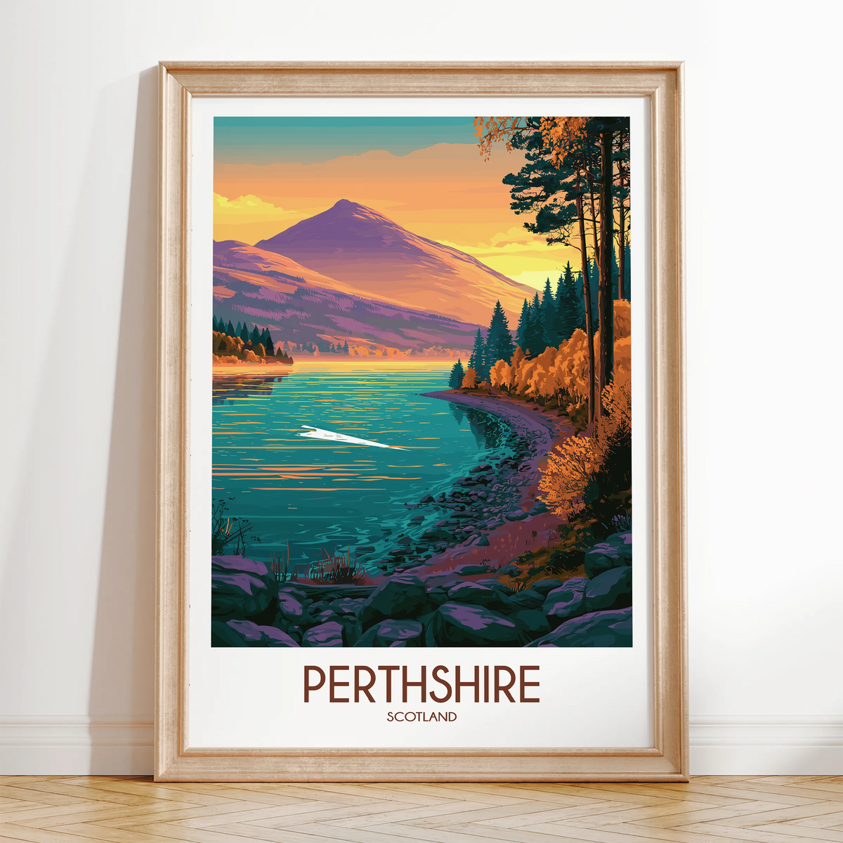 Perthshire Vintage Style Print