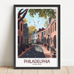 Philadelphia Minimalist Wall Art