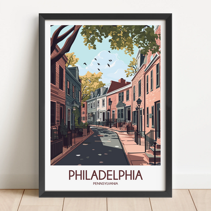 Philadelphia Minimalist Wall Art