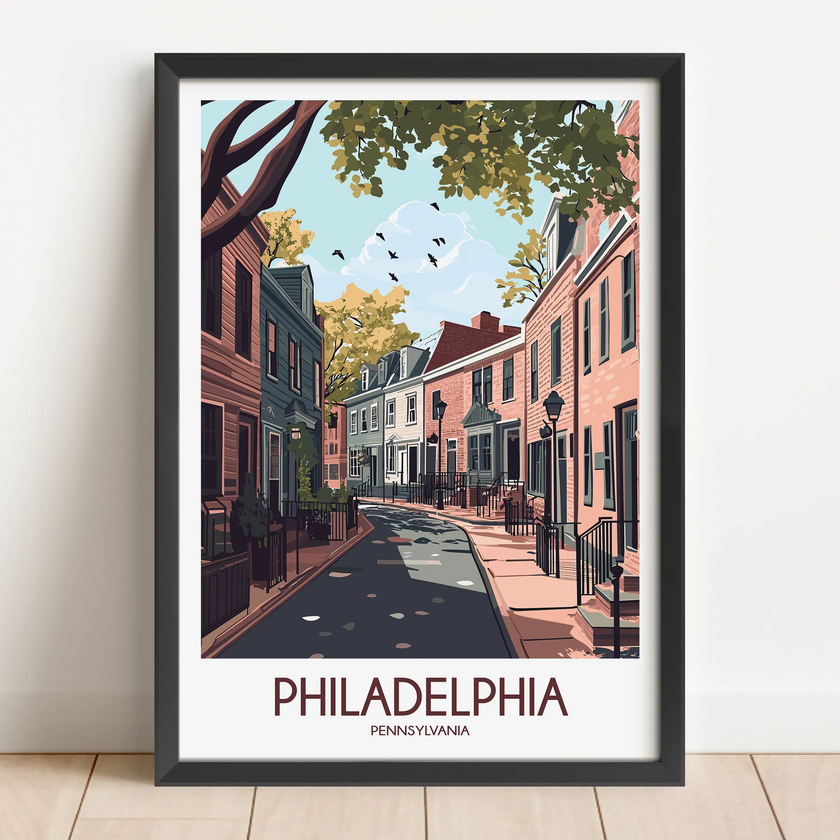 Philadelphia Minimalist Wall Art
