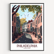 Philadelphia Souvenir Poster Print
