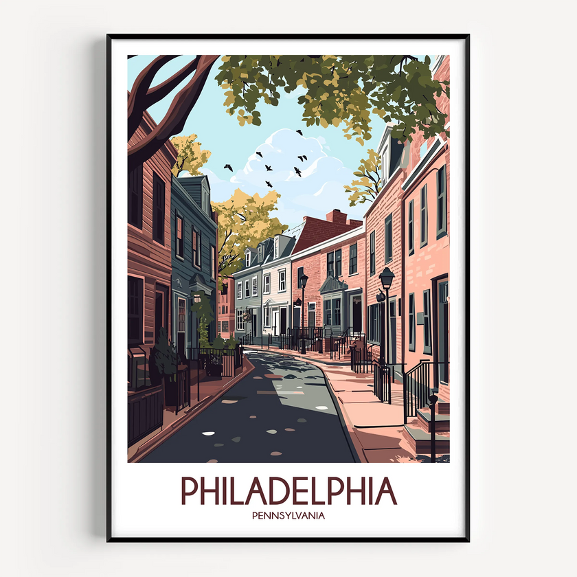 Philadelphia Souvenir Poster Print