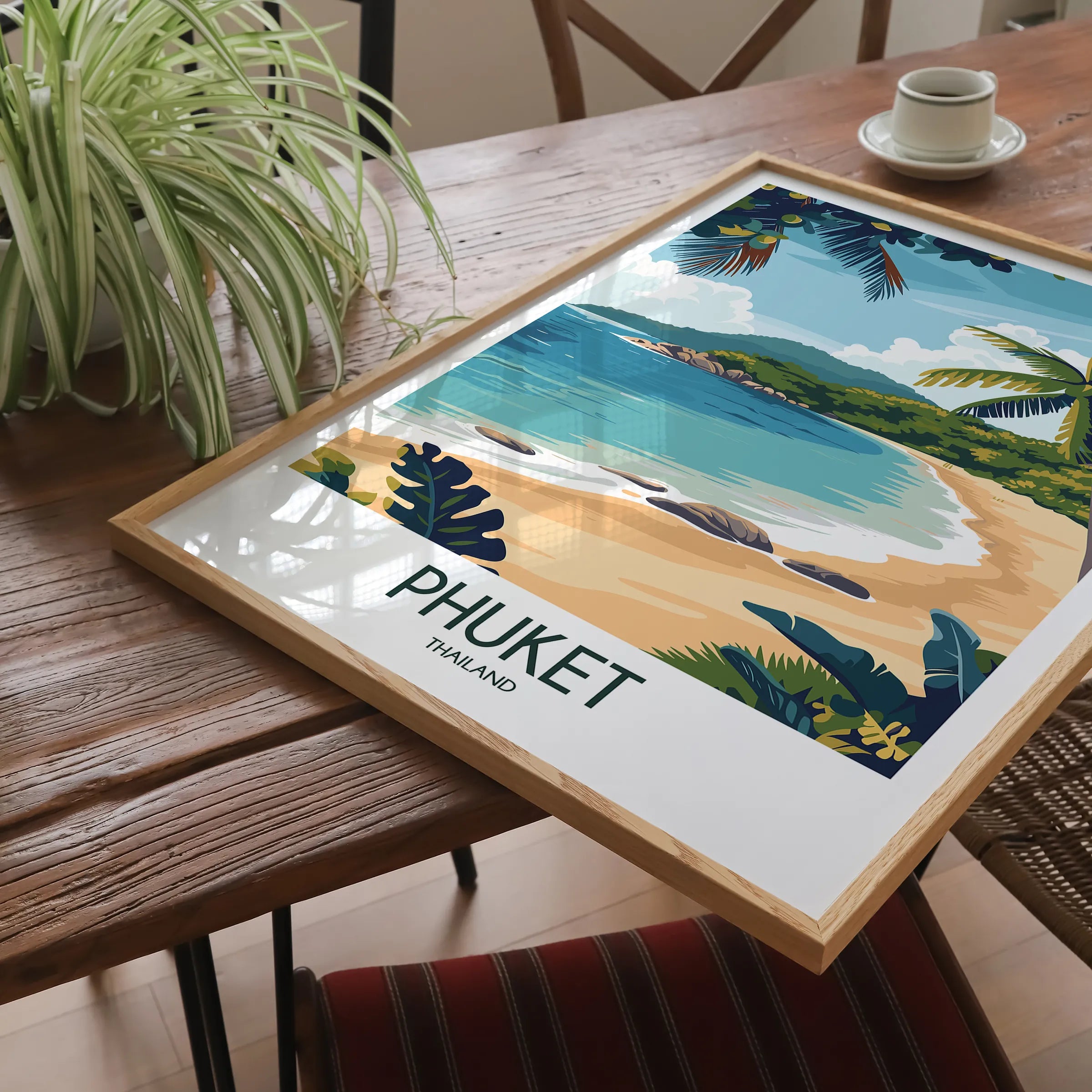 Phuket Modern Travel Poster