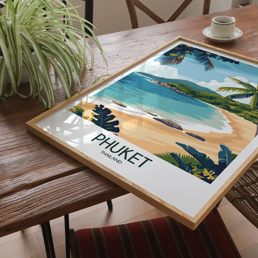 Phuket Modern Travel Poster