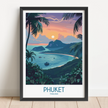Phuket Modern Travel Poster