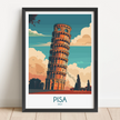 Pisa Minimalist Wall Art