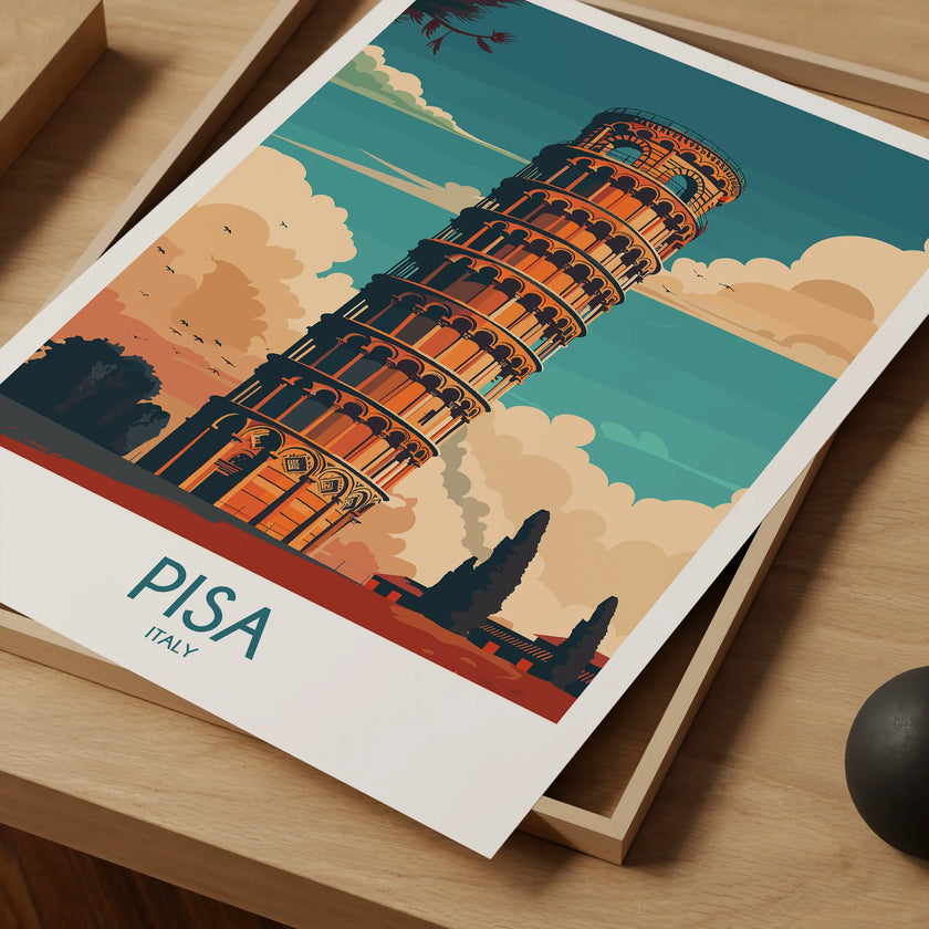 Pisa Scenic Landscape Art