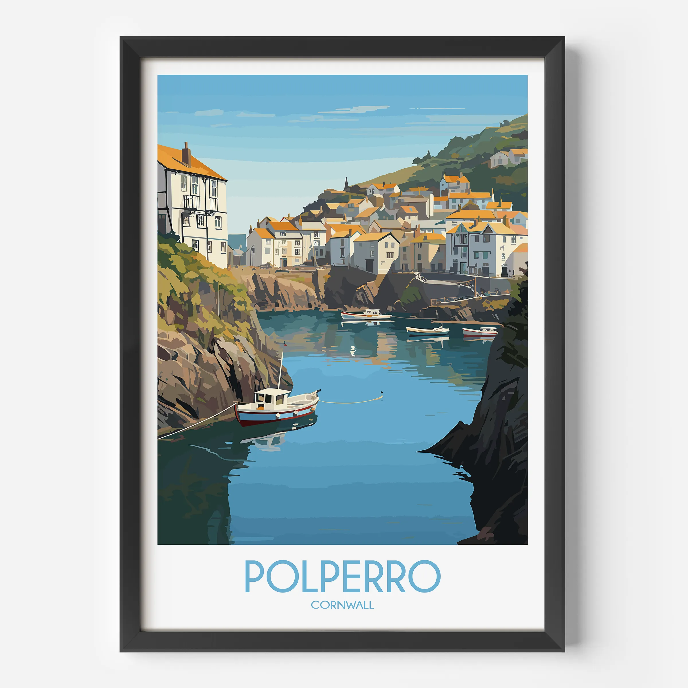 Polperro Destination Art Gift