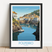 Polperro Scenic Landscape Art