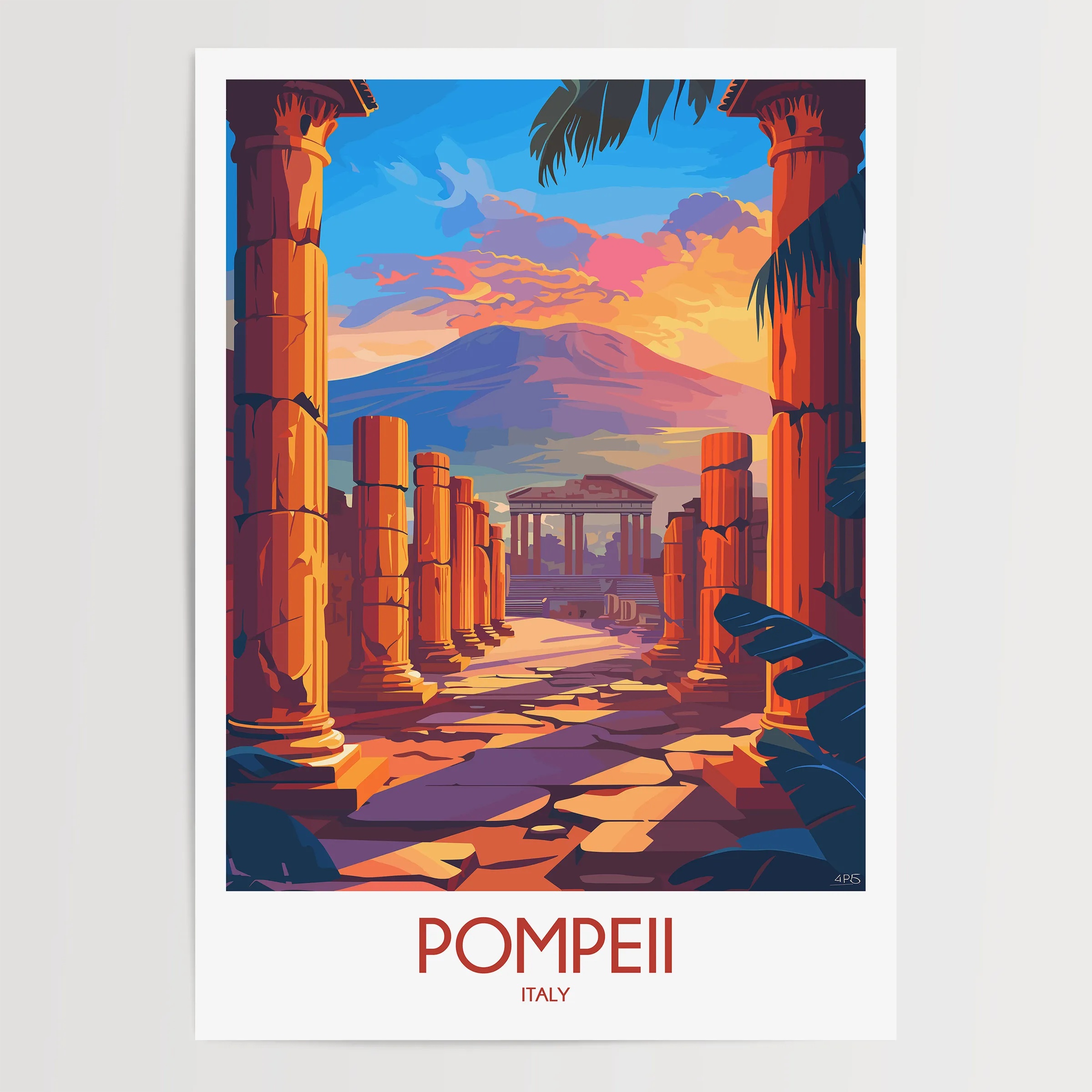 Pompeii Travel Memory Gift