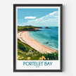 Portelet Bay Gallery Quality Print