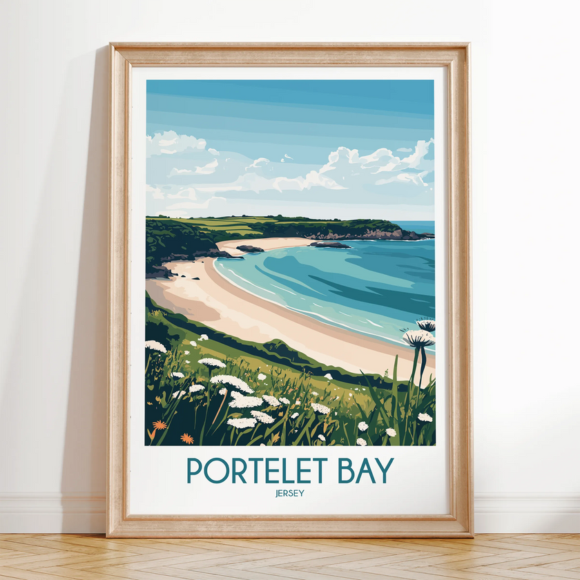 Portelet Bay Travel Memory Gift
