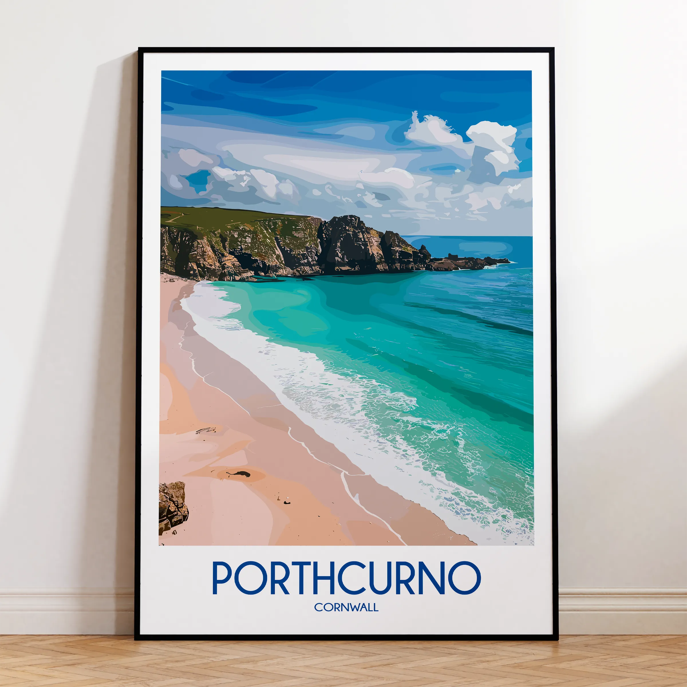 Porthcurno Destination Art Gift