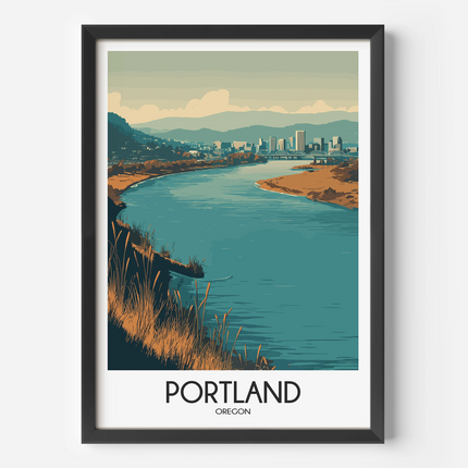 Portland Souvenir Poster Print