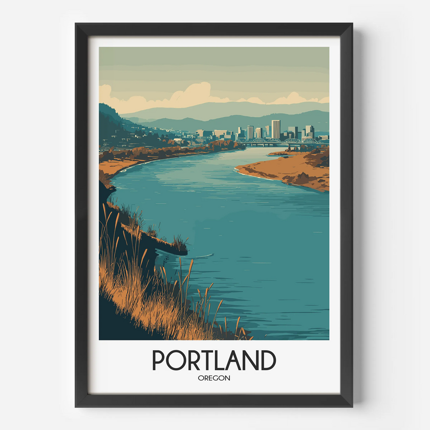 Portland Souvenir Poster Print