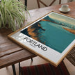 Portland Vintage Style Print
