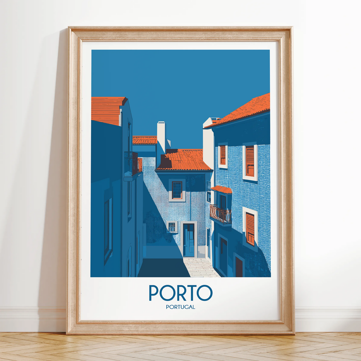 Porto Modern Travel Poster