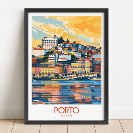 Porto Modern Travel Poster