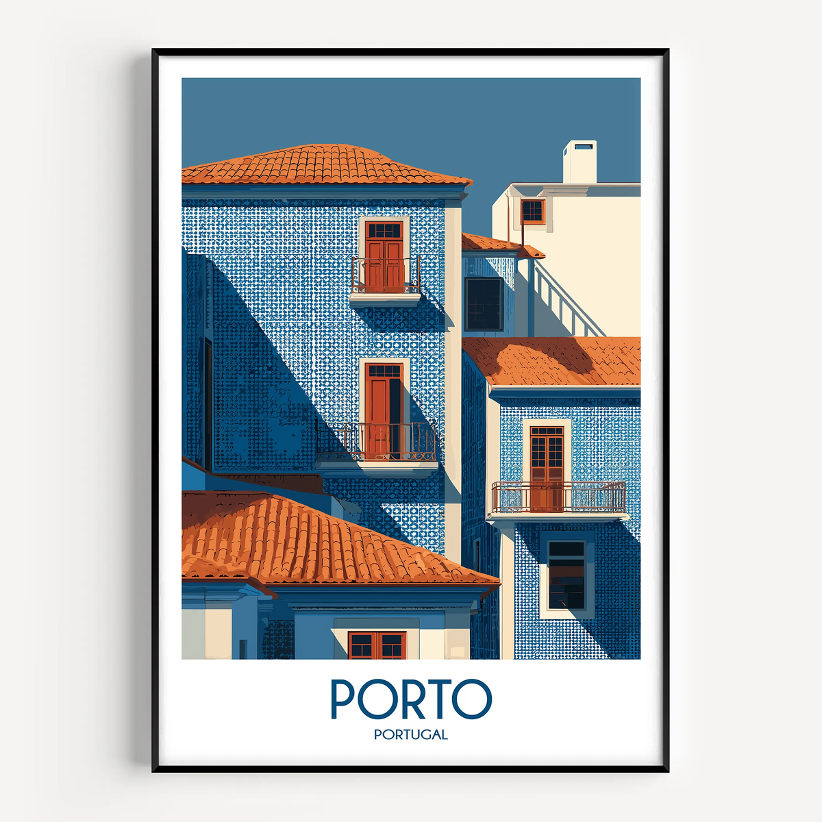 Porto Modern Travel Poster