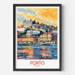 Porto Retro Travel Illustration