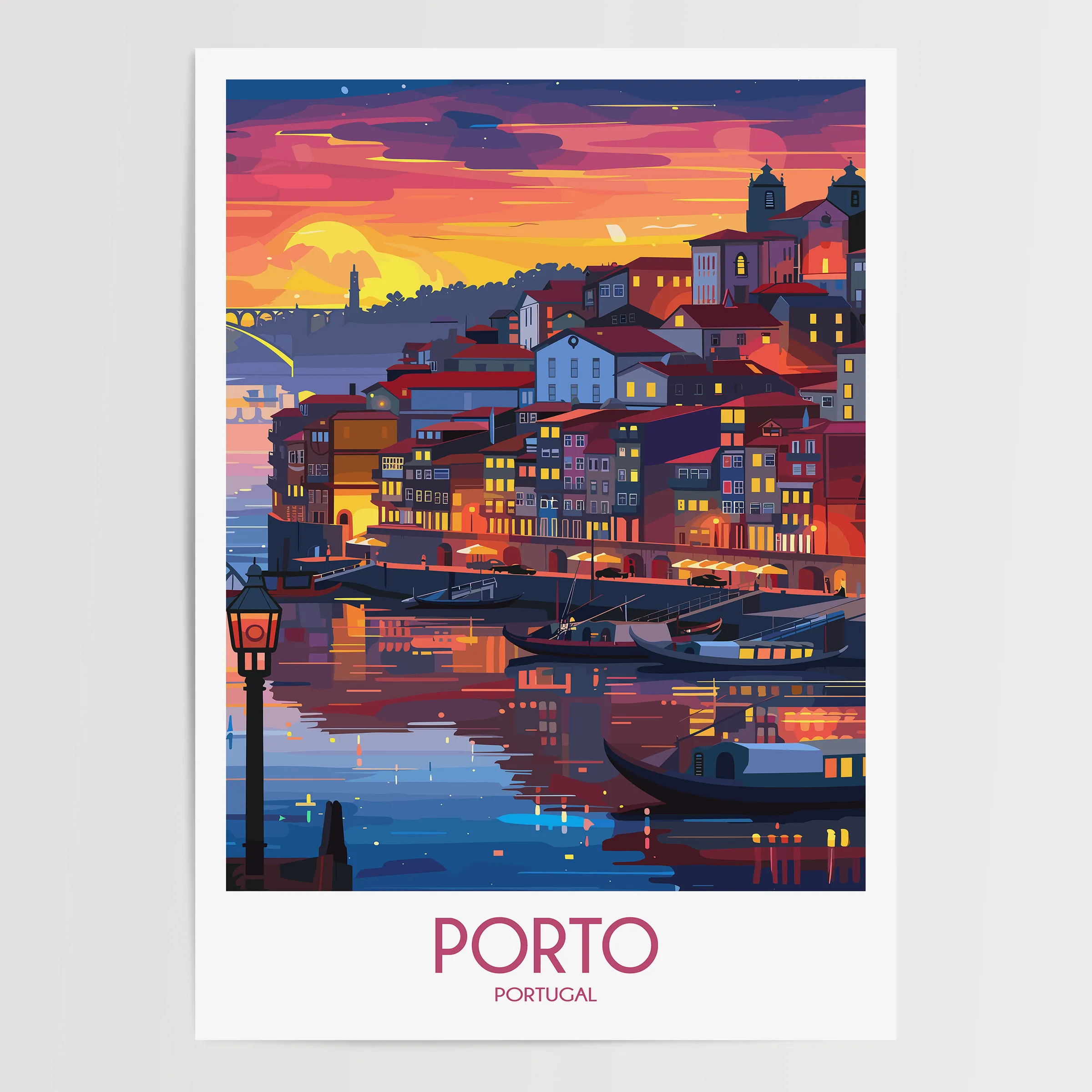 Porto Scenic Landscape Art