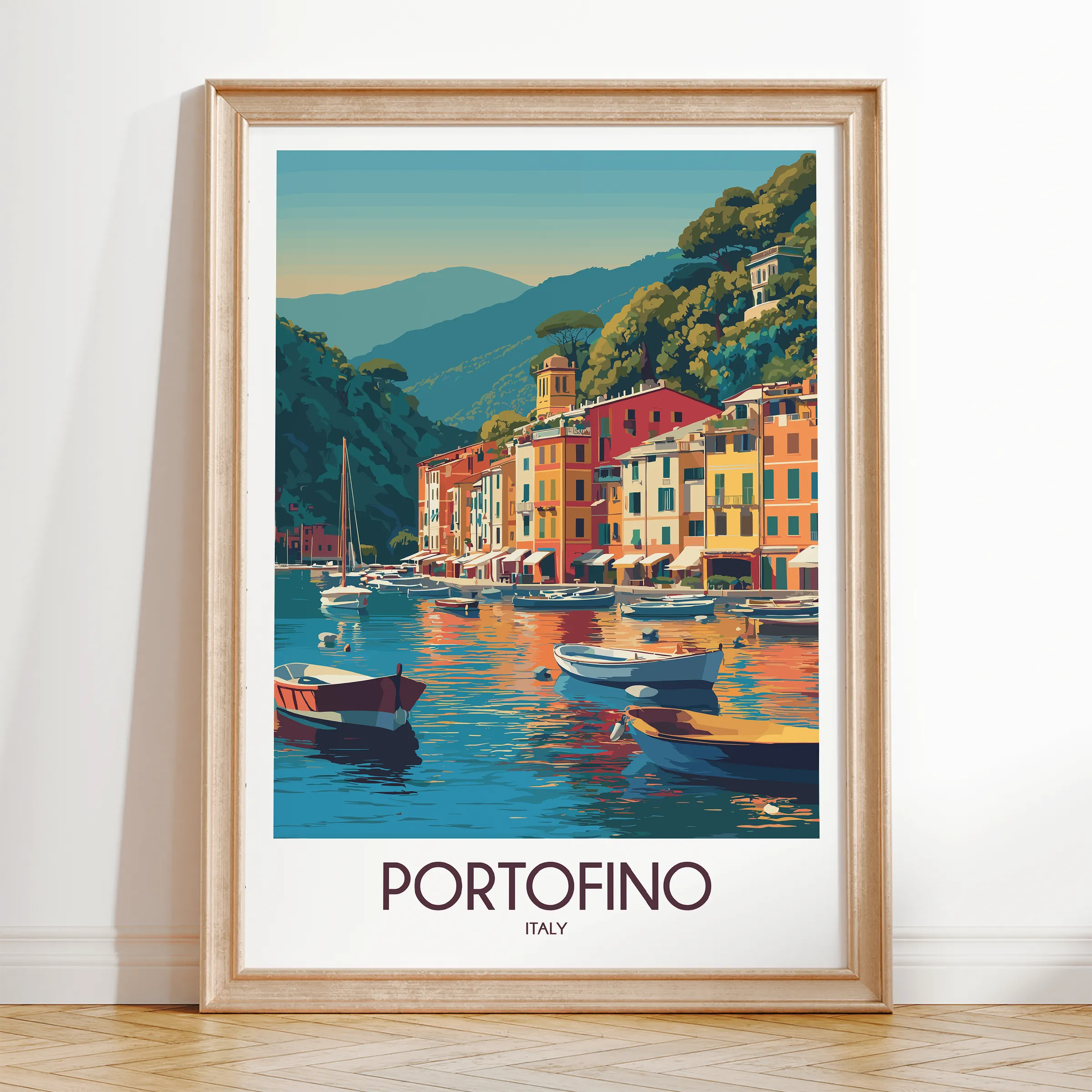 Portofino Destination Art Gift